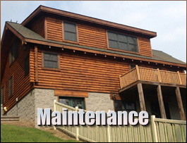  Asher, Kentucky Log Home Maintenance