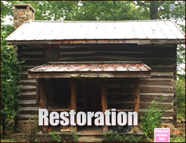 Historic Log Cabin Restoration  Asher, Kentucky